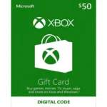 گیفت کارت 50 دلاری ایکس باکس ( Xbox )