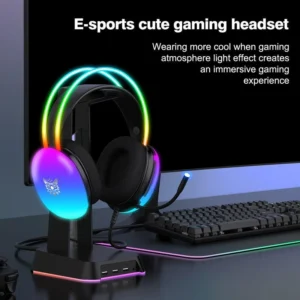 هدست گیمینگ اونیکوما مدل X25 Pro RGB Black - Image 4