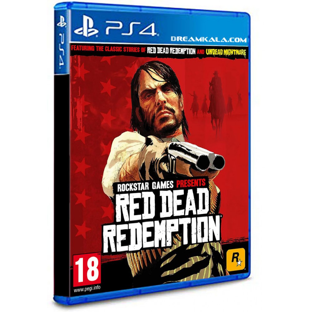 RDR-3d-PS4-cover-DreamKala-1000x1000h خرید بازی Red Dead Redemption برای PS4 - Image 1