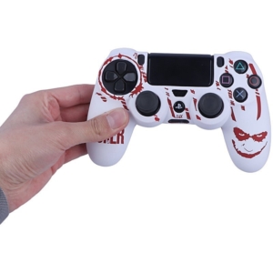 روکش دسته بازی PS4 طرح Joker سفید قرمز - Image 2